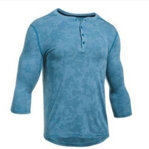 NWT Men's Threadbourne Fitted 3/4 Utility Shirt